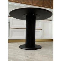 Кухонный стол Элементика Византия 1000 (аурум/черный/черный) в Солигорске