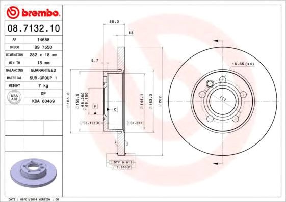 

Brembo 08713210