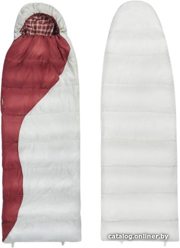 Спальный мешок Atemi Quilt 350RN (правая молния, серый/красный)