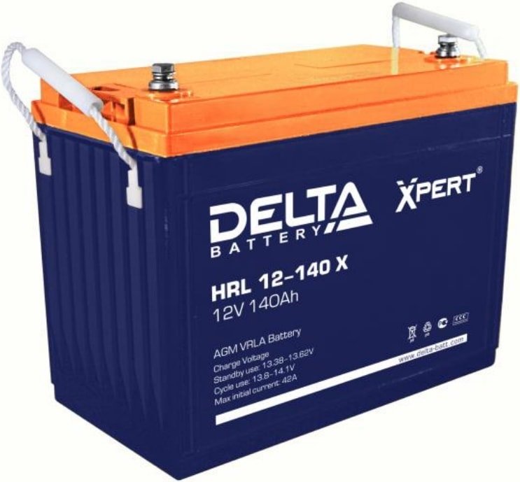 

Аккумулятор для ИБП Delta HRL 12-140 X (12В/140 А·ч)