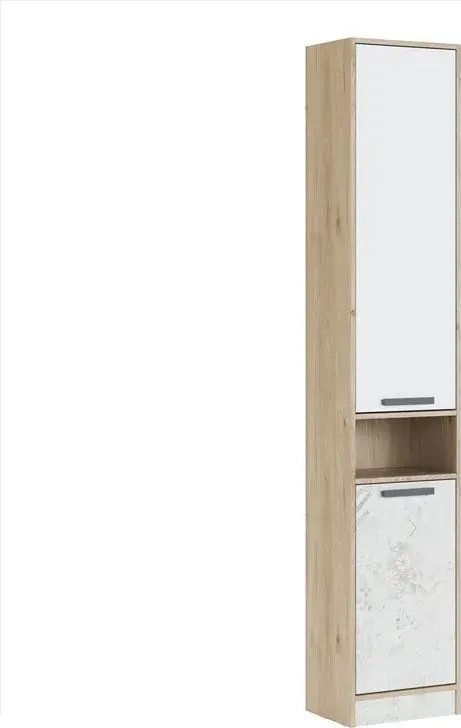 

Шкаф-пенал Алисия Алиса мод.13 (Гикори Джексон/Спринт/Белый)