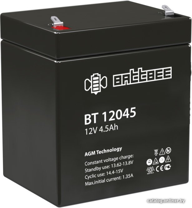 Аккумулятор для ИБП BattBee BT 12045 (12В/4.5Ач)