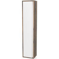  ЗОВ Шкаф-пенал Парма 150 PP150LA0MWMC1B (аттик/белый матовый) в Бресте