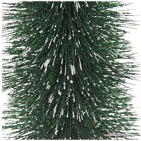 Елочка настольная Серпантин декоративная снежок (зеленый) 201-1298