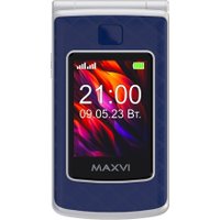 Кнопочный телефон Maxvi E28 (синий)