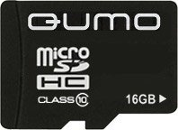 

Карта памяти QUMO microSDHC (Class 10) 16GB (QM16GMICSDHC10)