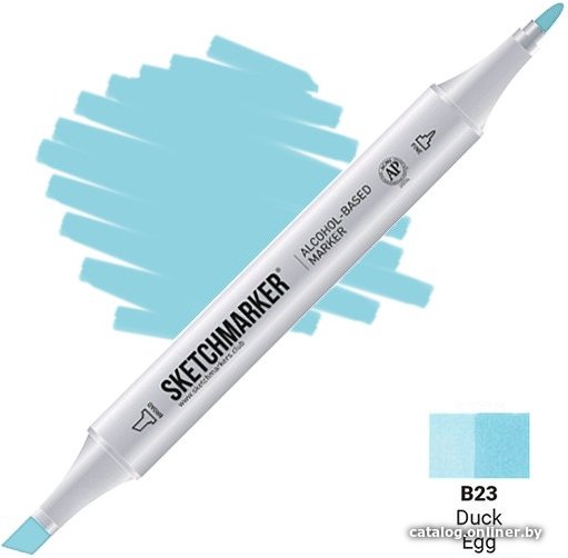 Маркер художественный Sketchmarker Двусторонний B23 SM-B23 (утиное яйцо)