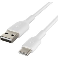 Кабель Belkin CAB001bt0MWH USB Type-A - USB Type-C (0.15 м, белый)
