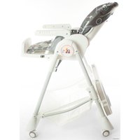 Высокий стульчик ForKiddy Podium 0+ 2021 (серый/круги)