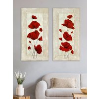 Картина Декарт Алые маки 2 8Л0251 (в раме)