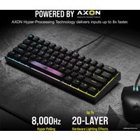 Клавиатура Corsair K65 RGB Mini (черный, Cherry MX Speed, нет кириллицы)