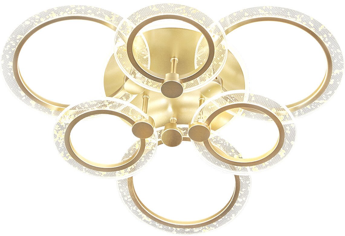 

Припотолочная люстра Escada Enigma 10225/6 LED*97W BL Gold