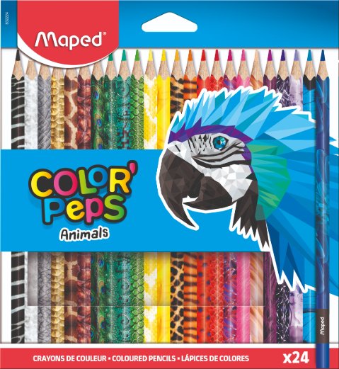

Набор цветных карандашей Maped Color Peps Animal 832224 (24 шт)