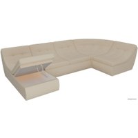 П-образный диван Лига диванов Холидей 101861 (бежевый)