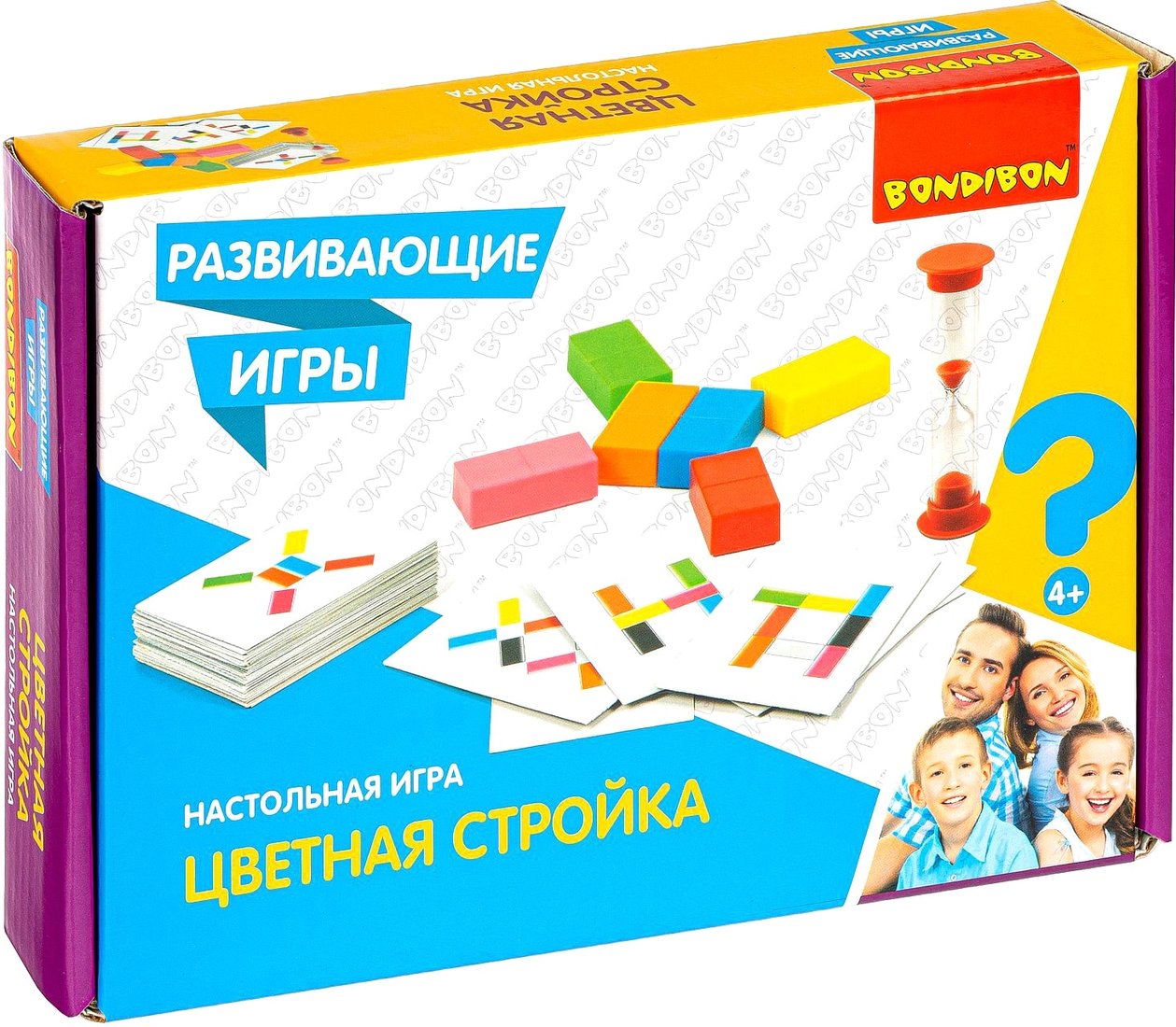 

Развивающая игра Bondibon Цветная стройка ВВ4516