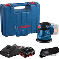 Эксцентриковая шлифмашина Bosch GEX 185-LI Professional 06013A5021 (с 1-м АКБ, кейс)
