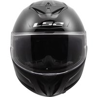 Мотошлем LS2 FF820 Rapid III Solid (S, черный глянцевый)