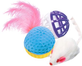 Игрушка для кошек Triol XW0028 22181034 (мяч, мышь, шар)