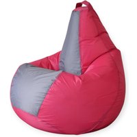 Кресло-мешок Mio Tesoro Груша Kombo XXL GF-130x85-FS (фуксия/серый)