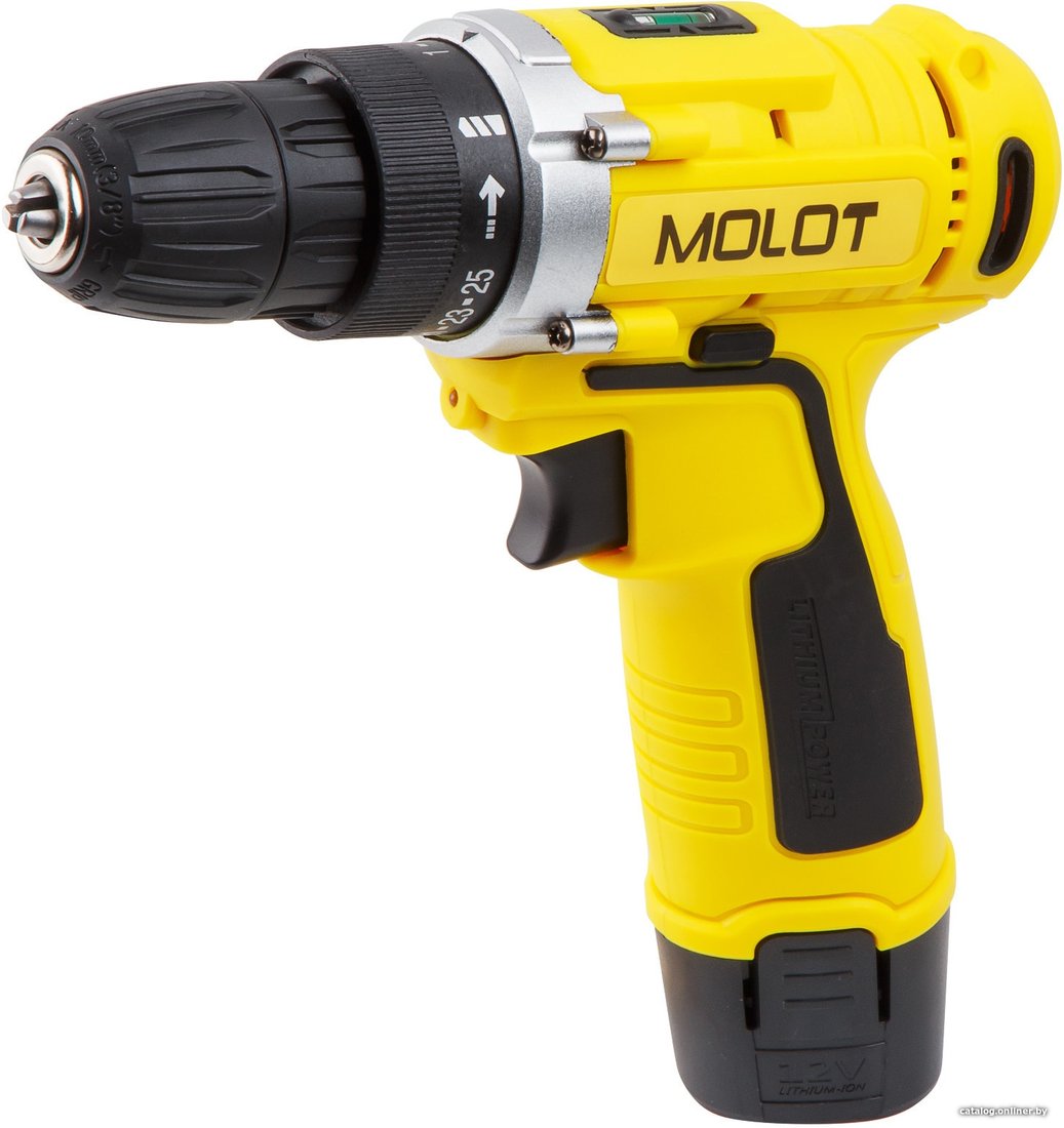 Дрель-шуруповерт Molot MBD 1213-1 Li MBD12131Li0029 (с 1-им АКБ)