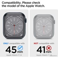 Чехол Spigen Tough Armor для Apple Watch (45 мм) ACS04183 (черный)