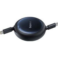 Кабель Baseus Nomos Retractable Retractable Cable USB Type-C - USB Type-C 100W (1.5 м, черный)