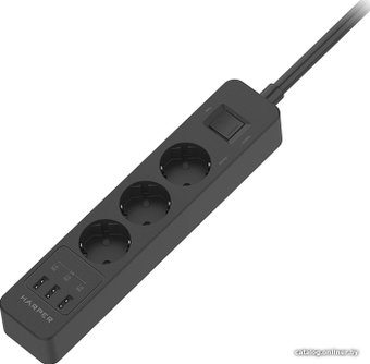 Сетевой фильтр Harper UCH-360 (черный)