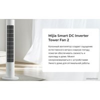 Колонный вентилятор Xiaomi DC Inverter Tower Fan 2 BHR8846EU (европейская версия)