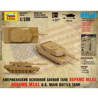 Сборная модель Звезда Американский основной боевой танк "Абрамс М1А1"