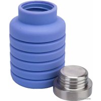 Бутылка для воды Bradex силиконовая складная с крышкой фиолетовый