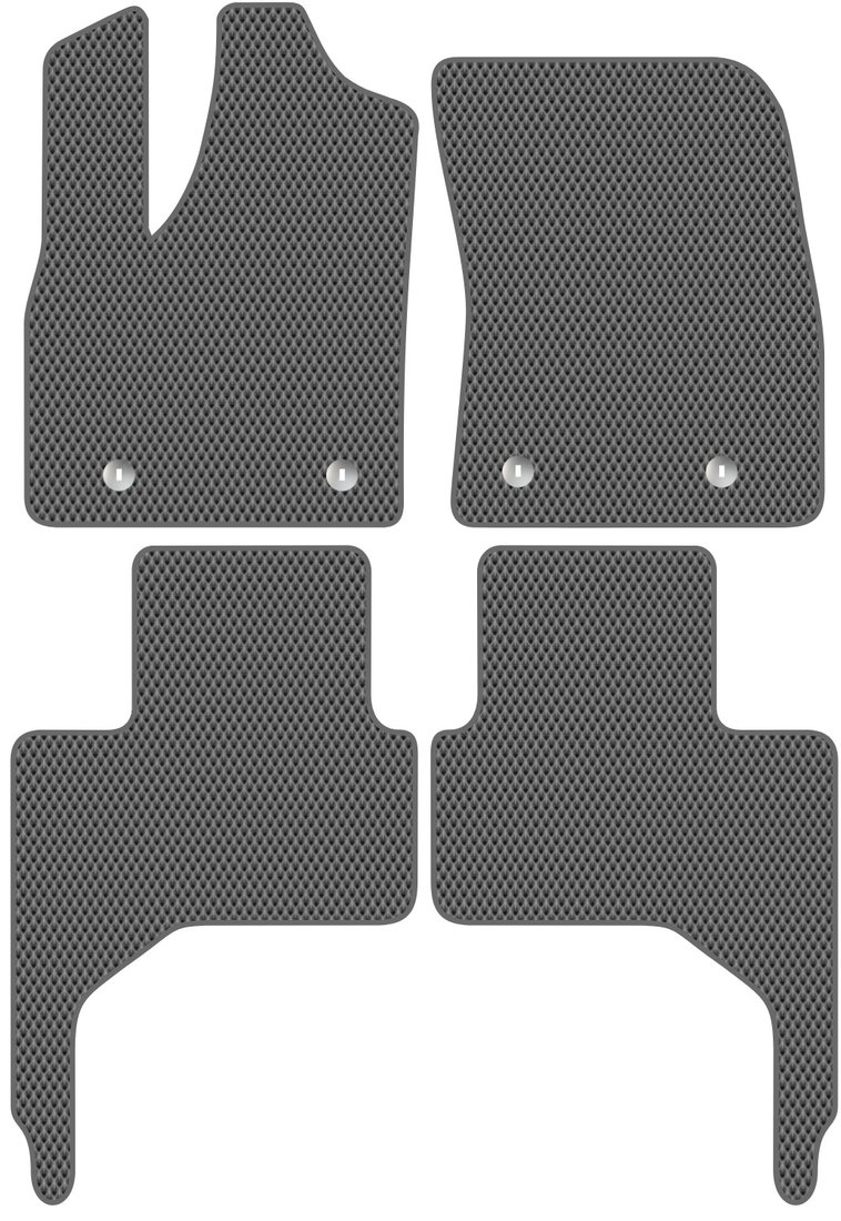 

Комплект ковриков для авто Alicosta Lexus LX600 IV (suv / J300) 2021 - Н.В. (серый, ромб)