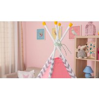 Вигвам Polini Kids Зигзаг (розовый)