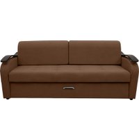 Диван Сириус Лидер-2 НПБ 215x110 (Eva 03 велюр светло-коричневый)