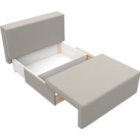 Диван Лига диванов Лагуна 125930 (рогожка амур бежевый)