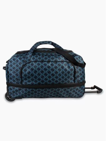 Сумка-тележка Nukki M-24-1p (синий/бантики)