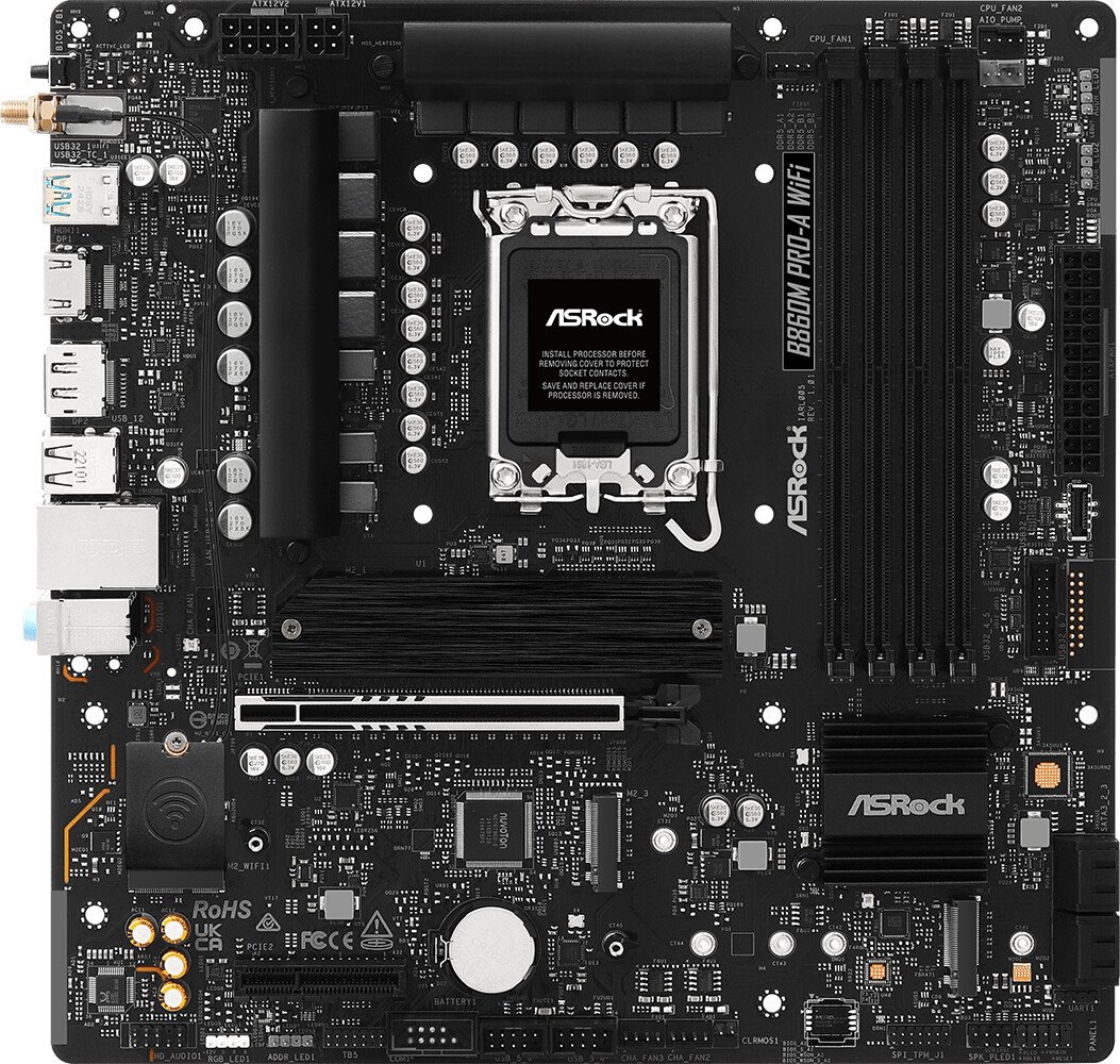 Материнская плата ASRock B860M Pro-A WiFi