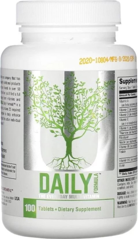 Витамины, минералы Universal Nutrition Universal Daily Formula (100 таблеток)