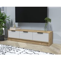 Тумба Интерлиния ТВ Концепт КТ-ТВ3-35 (серый/дуб золотой)