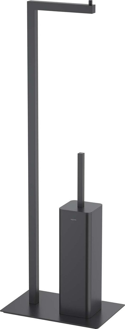 

Держатель для туалетной бумаги и ершика Aquatek Либра AQ4331MB (черный матовый)