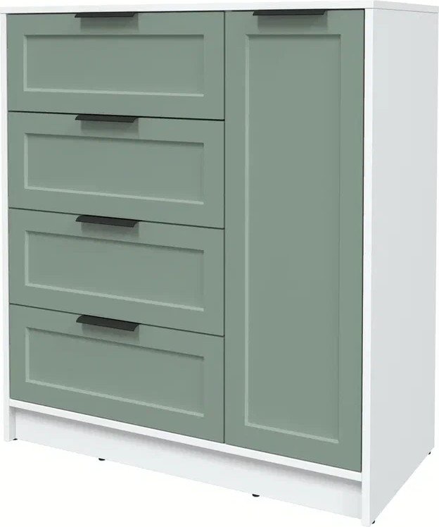 

Тумба Интерлиния Концепт Тренд КТ-Т90 (белый платинум/мята)