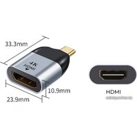 Адаптер USBTOP USB Type-С - HDMI 4K mini