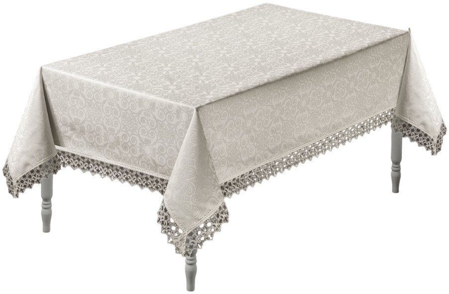 

Скатерть DO&CO Azelya 160x220 11420 (кремовый)