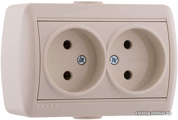 

Розетка Lezard Nata 710-0300-128 (кремовый)