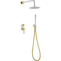 Душевая система  Boheme Uno 464-WG (белый/золотой)