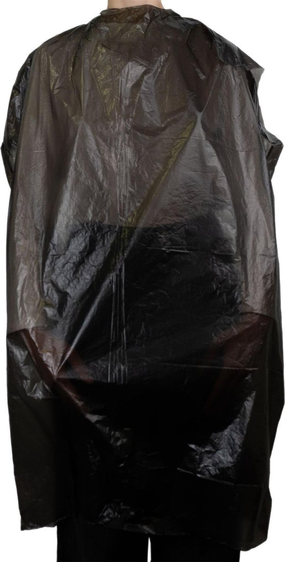 

Пеньюар для клиента Beajoy ПНД 100x140 см (50 шт, черный)