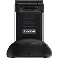 Кнопочный телефон Maxvi E10ds (черный)