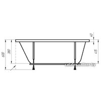 Ванна 1Марка Classic 130x70
