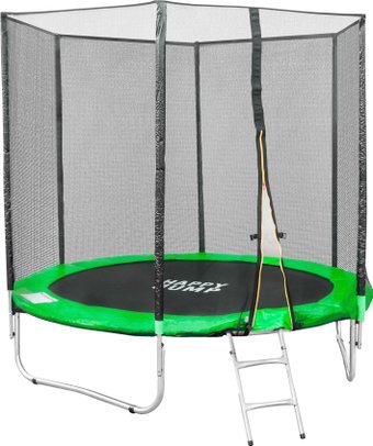 

Батут Happy Jump 8ft Pro 252 см с внешней сеткой и лестницей