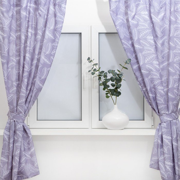 

Комплект штор Этель Ease с подхватами 1.45x1.8 м (2 шт)