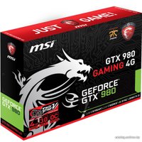 Видеокарта MSI GeForce GTX 980 Gaming 4GB GDDR5 (GTX 980 GAMING 4G)